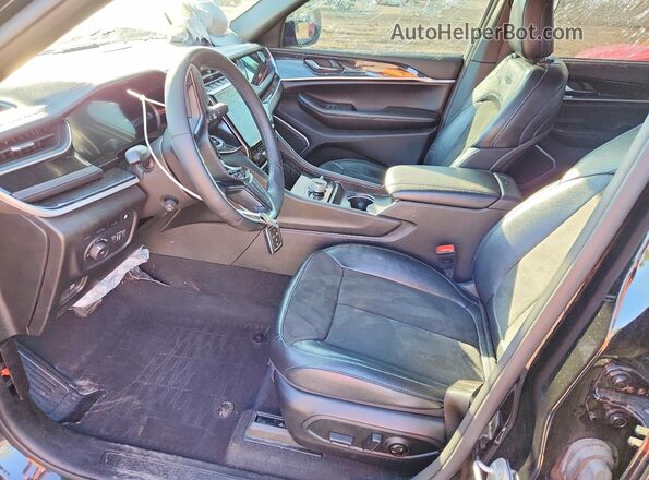 1C4RJYC63R8953660 2024 JEEP GRAND Black Widok wnętrza z przodu