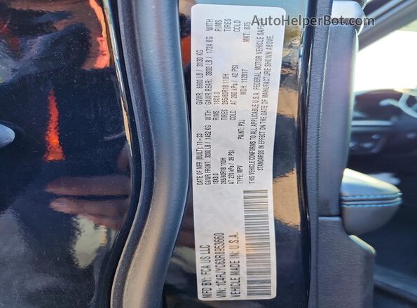 1C4RJYC63R8953660 2024 JEEP GRAND Black Widok naklejki z numerem VIN