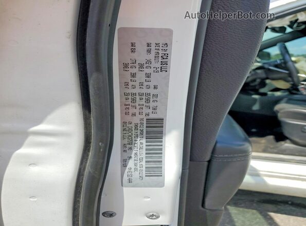 1C4SDHCT0KC675768 2019 DODGE DURANGO White VIN կոդի պիտակի տեսք