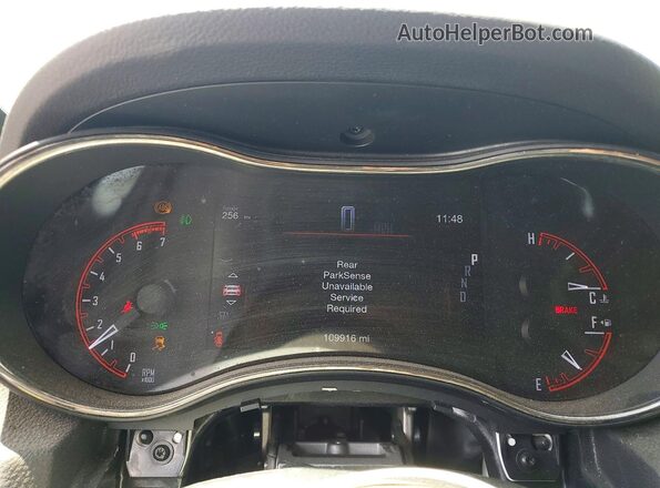 1C4SDHCT0KC675768 2019 DODGE DURANGO White Սարքավորումների վահանակի տեսք