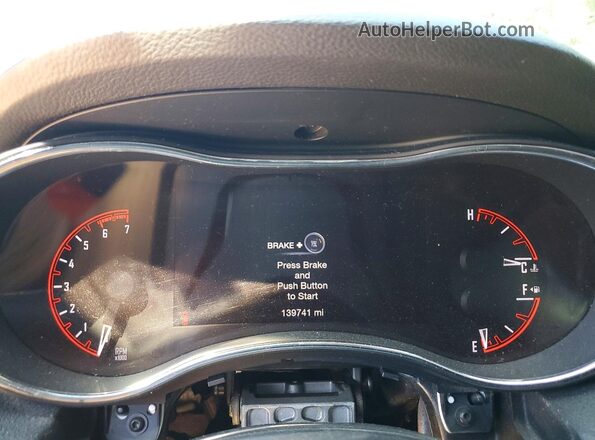 1C4SDHCT1GC415936 2016 DODGE DURANGO Черный Вид щитка приборов