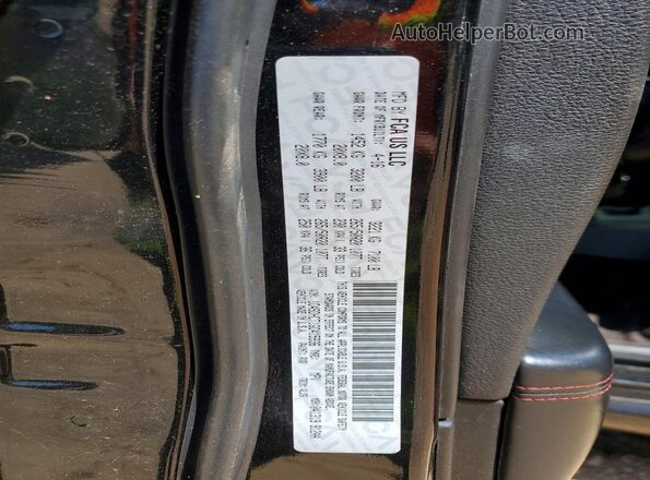 1C4SDHCT1GC415936 2016 DODGE DURANGO Черный Вид наклейки с VIN-кодом
