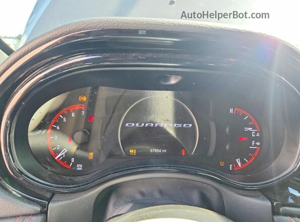 1C4SDHCT2PC676752 2023 DODGE DURANGO Черный Вид щитка приборов
