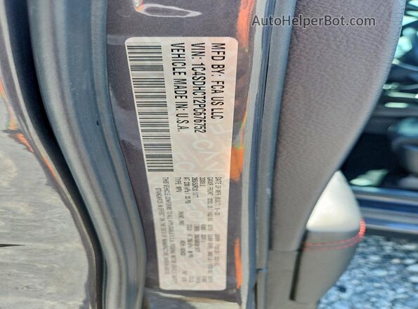 1C4SDHCT2PC676752 2023 DODGE DURANGO Черный Панорамный вид салона 360°
