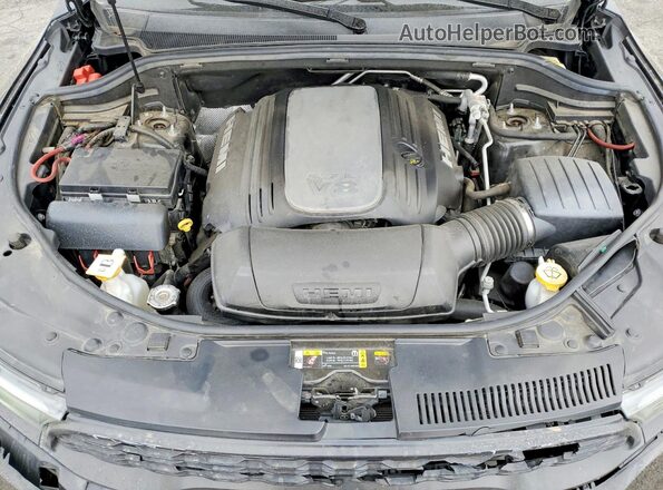 1C4SDHCT3NC187161 2022 DODGE DURANGO Black Engine compartment view