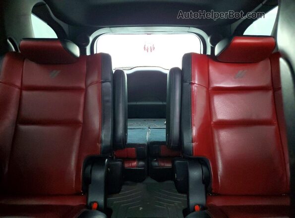 1C4SDHCT3NC187161 2022 DODGE DURANGO Black Rear seats view
