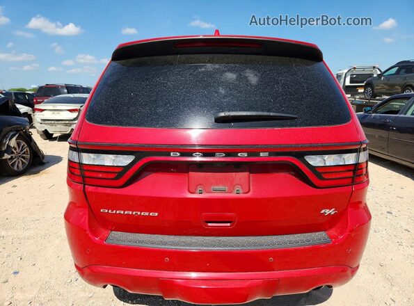 1C4SDHCT4NC101596 2022 DODGE DURANGO Red უკანა ხედი