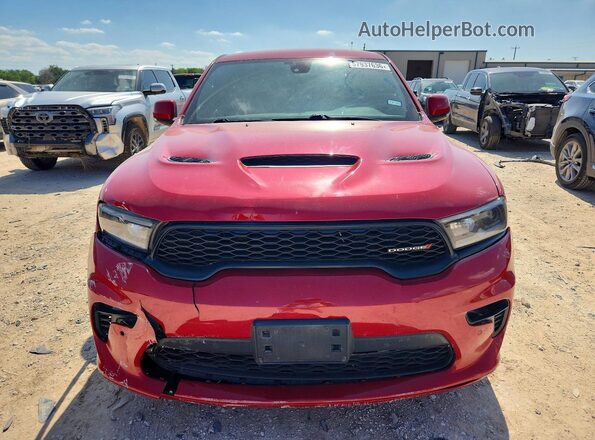 1C4SDHCT4NC101596 2022 DODGE DURANGO Red წინა ხედი