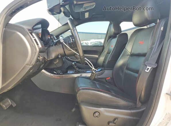 1C4SDHCT5JC132771 2018 DODGE DURANGO Белый Вид салона спереди