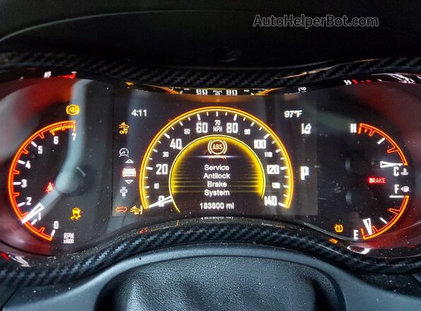 1C4SDHCT5JC132771 2018 DODGE DURANGO Белый Вид щитка приборов
