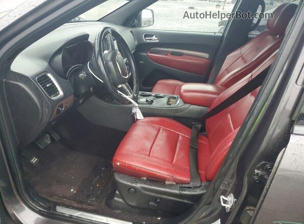 1C4SDHCT6HC648096 2017 DODGE DURANGO Gray წინა სალონის ხედი