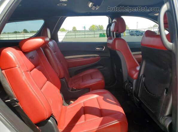 1C4SDHCT6HC675329 2017 DODGE DURANGO Silver Rear interior view