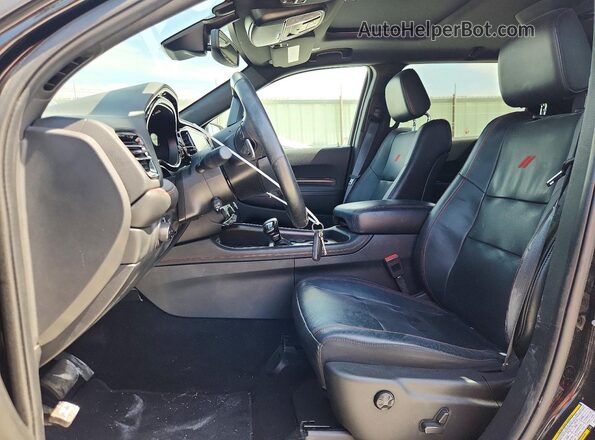 1C4SDHCT6PC567498 2023 DODGE DURANGO Black Front interior view