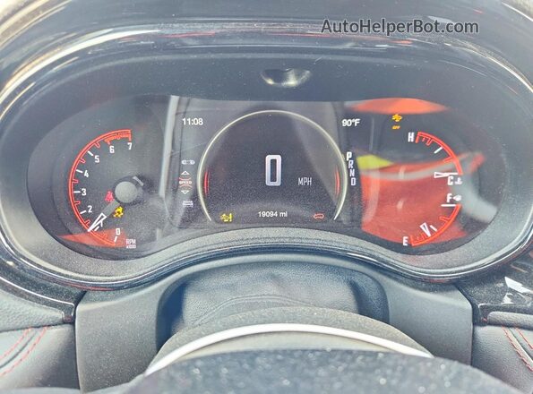 1C4SDHCT6PC567498 2023 DODGE DURANGO Black Instrument cluster view