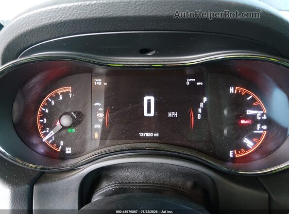 1C4SDHCT7JC404625 2018 DODGE DURANGO Black Հետևի նստատեղերի տեսք