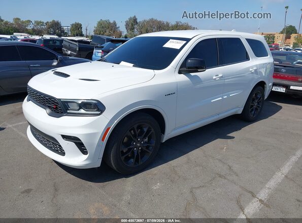 1C4SDHCT7MC608829 2021 DODGE DURANGO White Front left