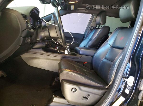 1C4SDHCT8MC836662 2021 DODGE DURANGO Black Вид салону спереду