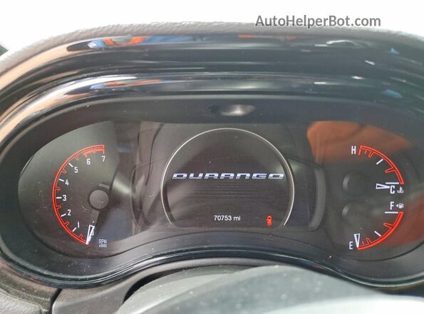 1C4SDHCT8PC672026 2023 DODGE DURANGO Gray Вид щитка приладів