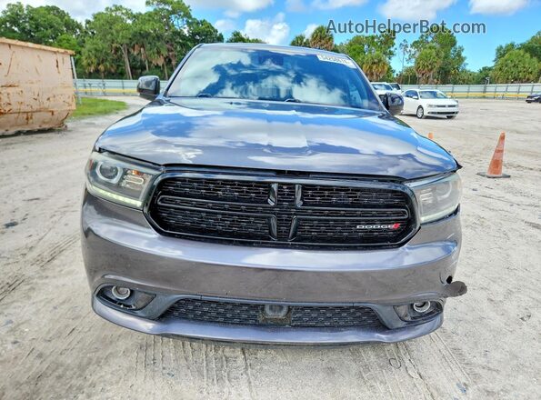 1C4SDHCT9GC322758 2016 DODGE DURANGO Gray Widok z przodu