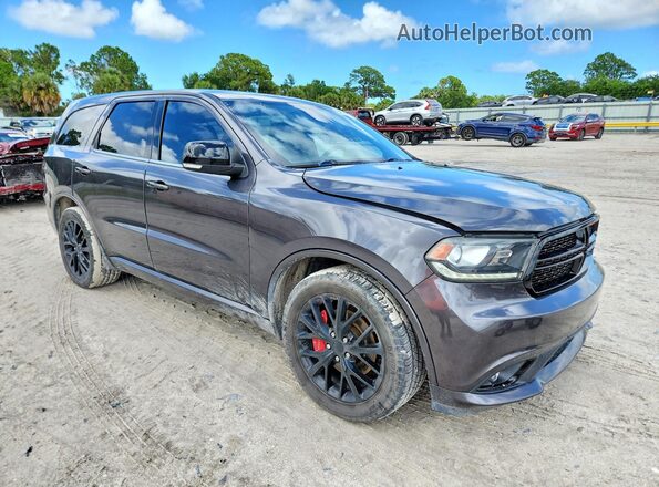 1C4SDHCT9GC322758 2016 DODGE DURANGO Gray Przód prawy