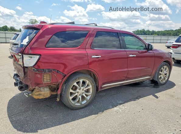 1C4SDHET2JC247874 2018 DODGE DURANGO Burgundy Հետևի աջ