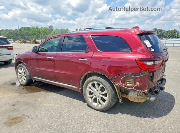 1C4SDHET2JC247874 2018 DODGE DURANGO Burgundy Հետևի ձախ