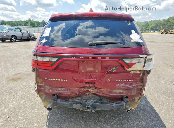 1C4SDHET2JC247874 2018 DODGE DURANGO Burgundy Հետևի տեսք