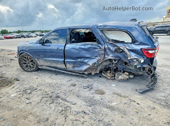 1C4SDHFT8MC823194 2021 DODGE DURANGO Blue Rear left