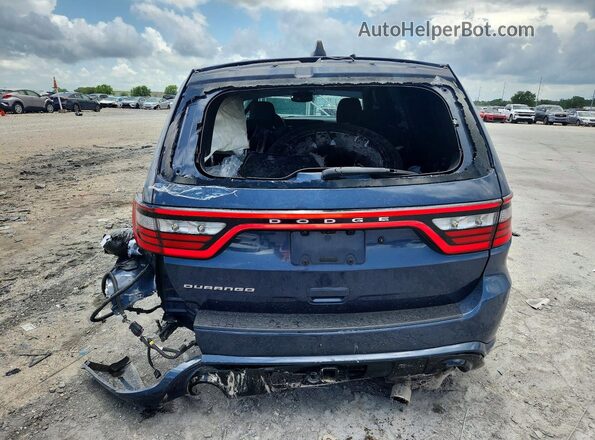 1C4SDHFT8MC823194 2021 DODGE DURANGO Blue Rear view