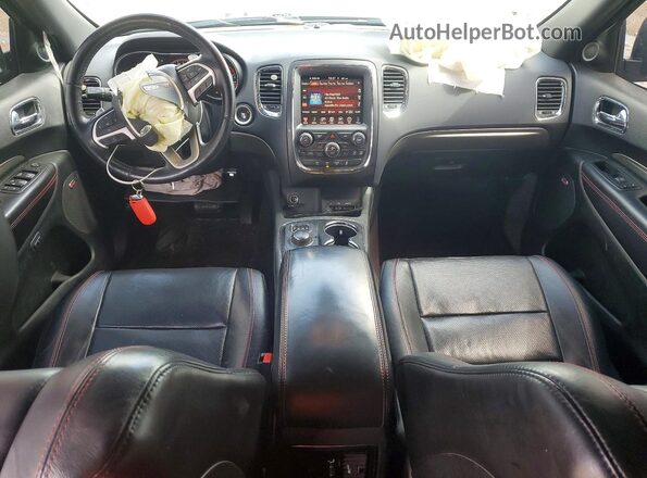1C4SDJCT0GC347345 2016 DODGE DURANGO Черный Вид панели приборов