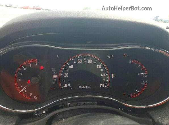 1C4SDJCT0GC347345 2016 DODGE DURANGO Черный Вид щитка приборов