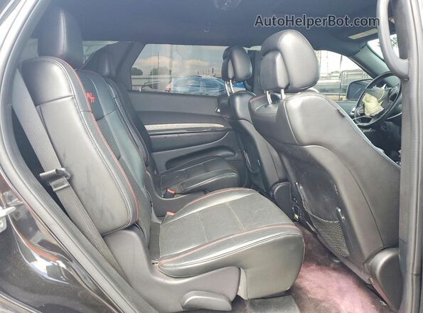 1C4SDJCT0GC347345 2016 DODGE DURANGO Черный Вид задней части салона