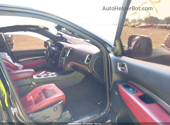 1C4SDJCT0GC362525 2016 DODGE DURANGO Черный Вид салона спереди
