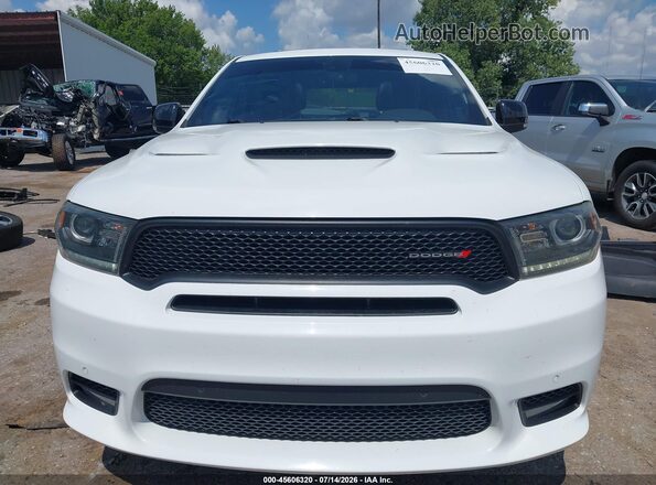 1C4SDJCT0JC498130 2018 DODGE DURANGO Белый Вид задней части салона