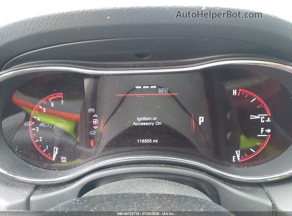 1C4SDJCT1GC385635 2016 DODGE DURANGO Black Vista de los asientos traseros
