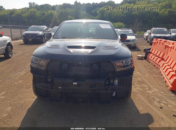 1C4SDJCT1JC213452 2018 DODGE DURANGO Black უკანა სალონის ხედი