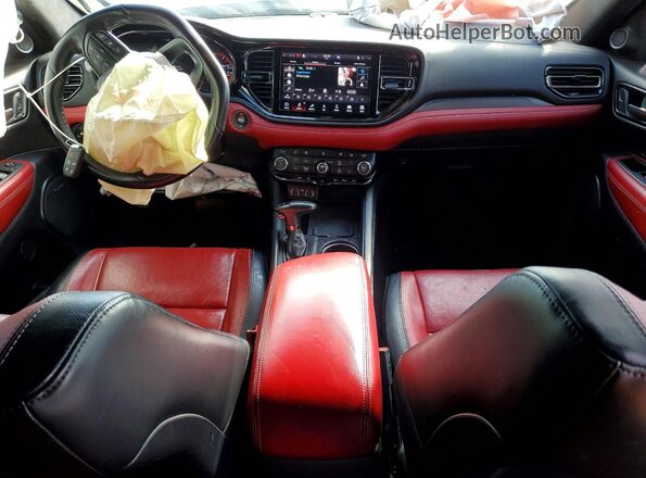 1C4SDJCT1NC204546 2022 DODGE DURANGO Белый Вид панели приборов
