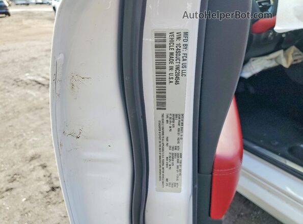 1C4SDJCT1NC204546 2022 DODGE DURANGO Белый Панорамный вид салона 360°