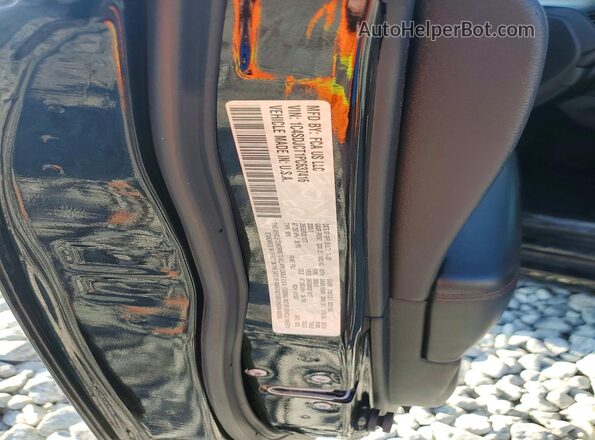 1C4SDJCT1PC637416 2023 DODGE DURANGO Black Вид наклейки з VIN-кодом