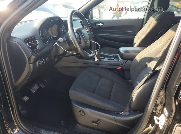 1C4SDJCT1PC637416 2023 DODGE DURANGO Black Вид салону спереду