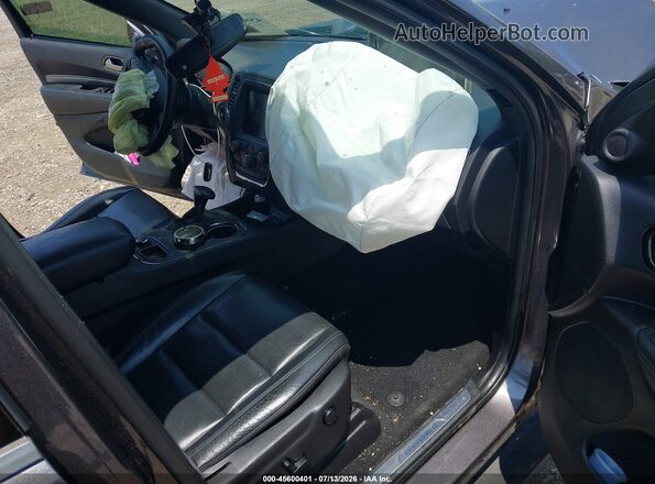 1C4SDJCT2LC161686 2020 DODGE DURANGO Black Вид салону спереду