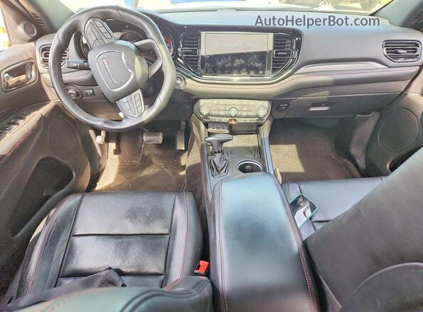 1C4SDJCT2MC847972 2021 DODGE DURANGO Black Առջևի վահանակի տեսք