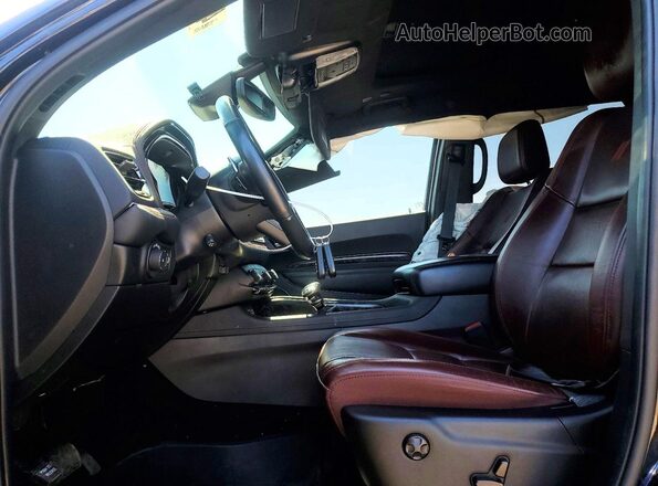 1C4SDJCT2PC632113 2023 DODGE DURANGO Black Front interior view