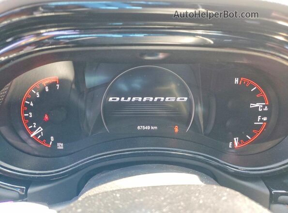 1C4SDJCT2PC632113 2023 DODGE DURANGO Black Instrument cluster view