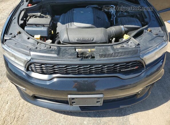 1C4SDJCT2PC632113 2023 DODGE DURANGO Black Engine compartment view