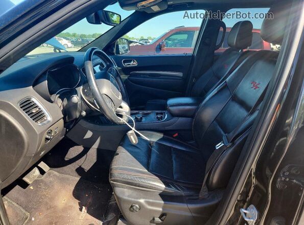 1C4SDJCT3HC733226 2017 DODGE DURANGO Black Front interior view