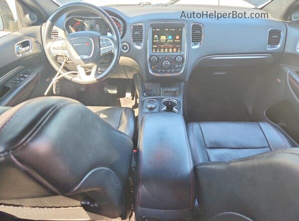 1C4SDJCT3HC733226 2017 DODGE DURANGO Black Dashboard view