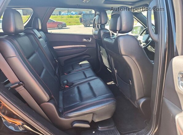 1C4SDJCT3HC733226 2017 DODGE DURANGO Black Rear interior view