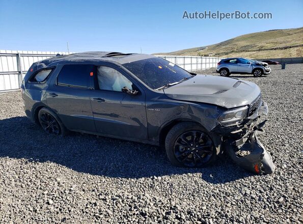 1C4SDJCT3MC609807 2021 DODGE DURANGO Серый Передняя правая четверть