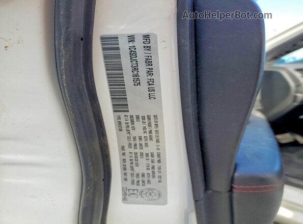 1C4SDJCT3RC161575 2024 DODGE DURANGO White Widok naklejki z numerem VIN